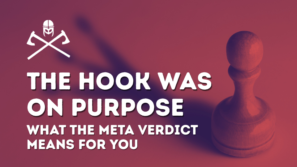 Podcast cover with bold white title on a red gradient, a chess pawn on the right, and a crossed-axes logo in the top-left corner.