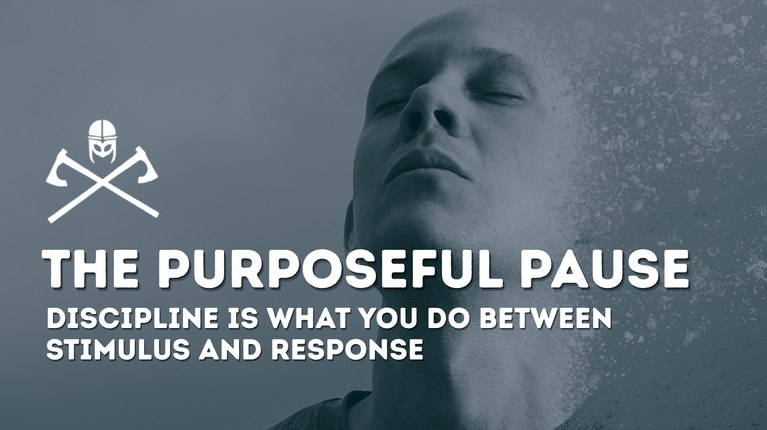 The Purposeful Pause: Discipline Is What You Do Between Stimulus and Response